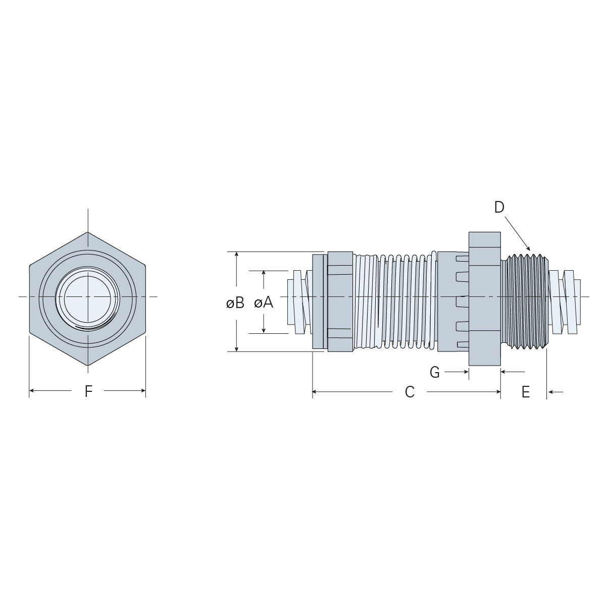 Threaded Torsional Anti Backlash Nut Kta Kta L Helix Linear