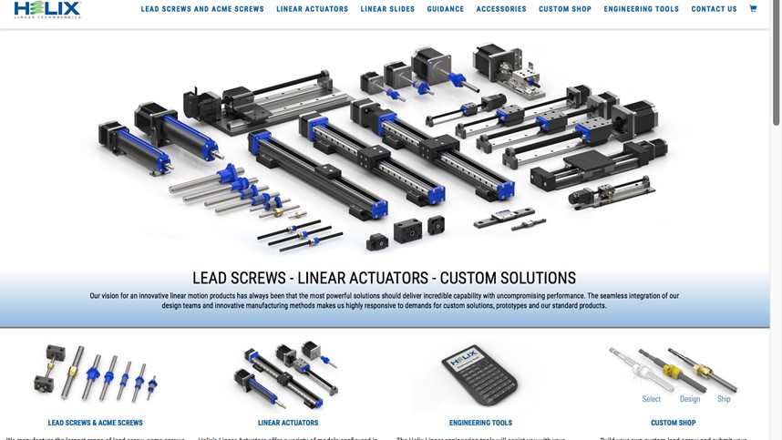Announcing the Launch of the New Helix Linear Technologies Website - helixlinear.com